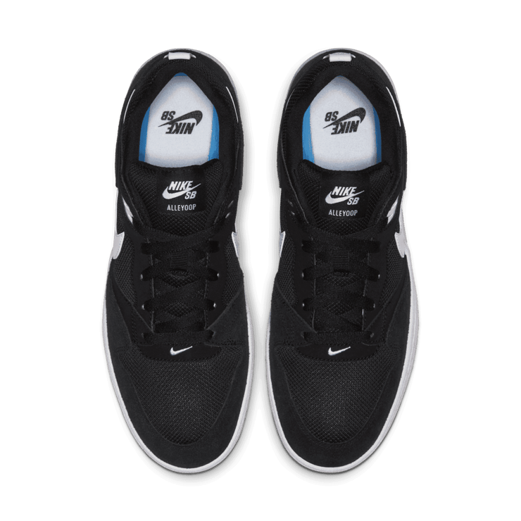 Nike SB Alleyoop Black White Angle 1