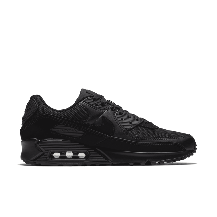 Nike Air Max 90 Recraft Triple Black Angle 1