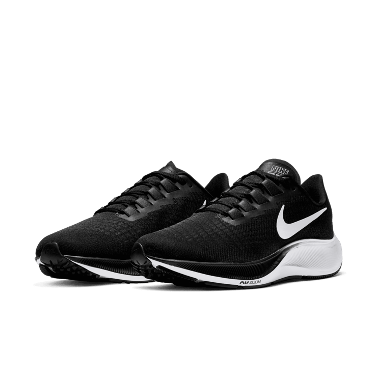 Nike Air Zoom Pegasus 37 Black White Angle 2