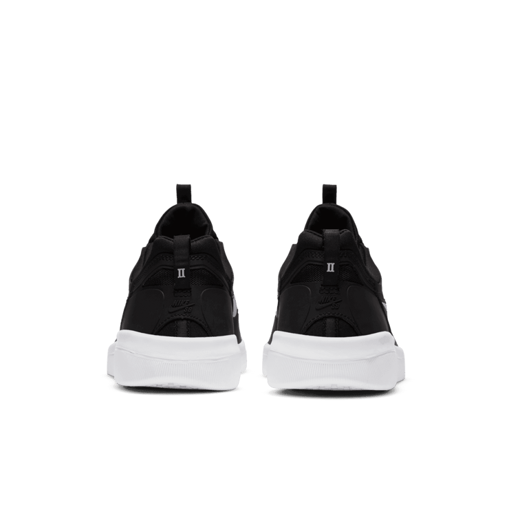Nike SB Nyjah Free 2 Black White Angle 3