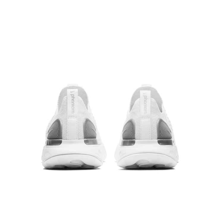 Nike React Phantom Run Flyknit 2 White Pure Platinum (W) Angle 3