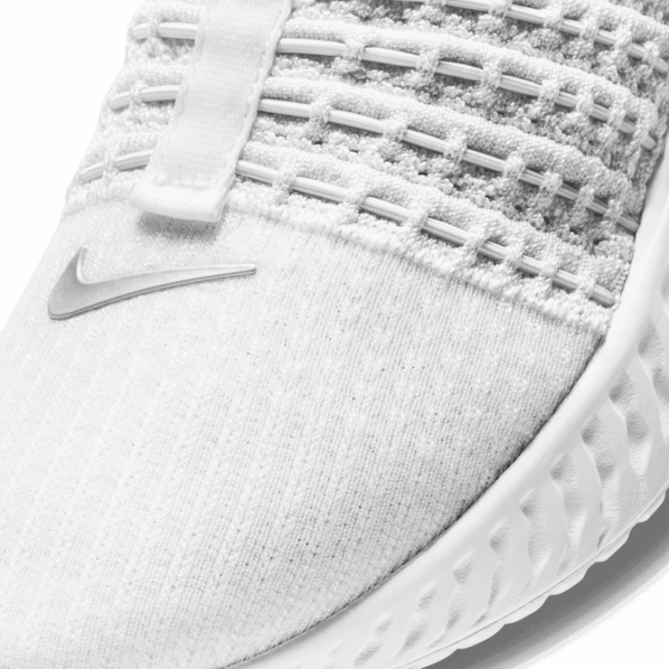 Nike React Phantom Run Flyknit 2 White Pure Platinum (W) Angle 4