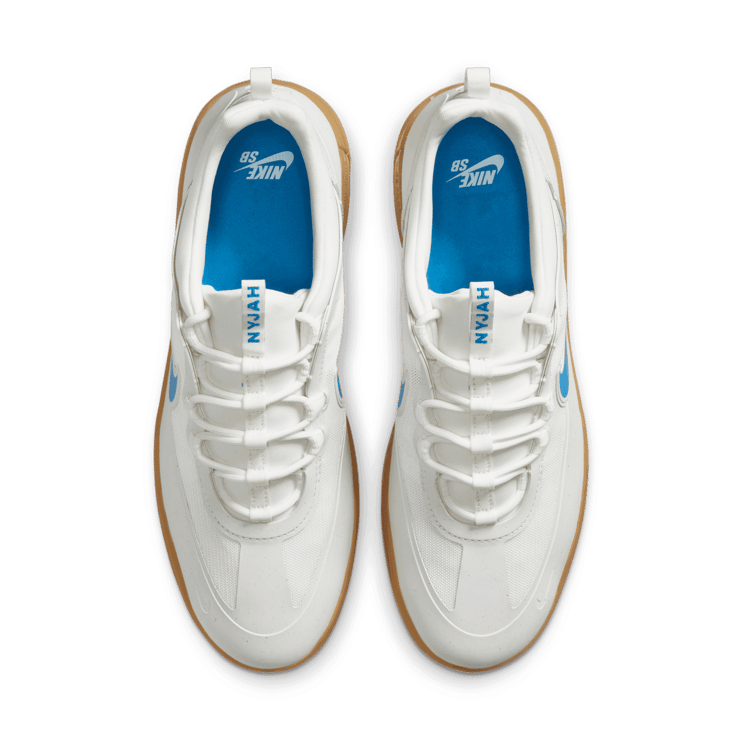 Nike SB Nyjah Free 2 White Light Photo Blue Gum Angle 1