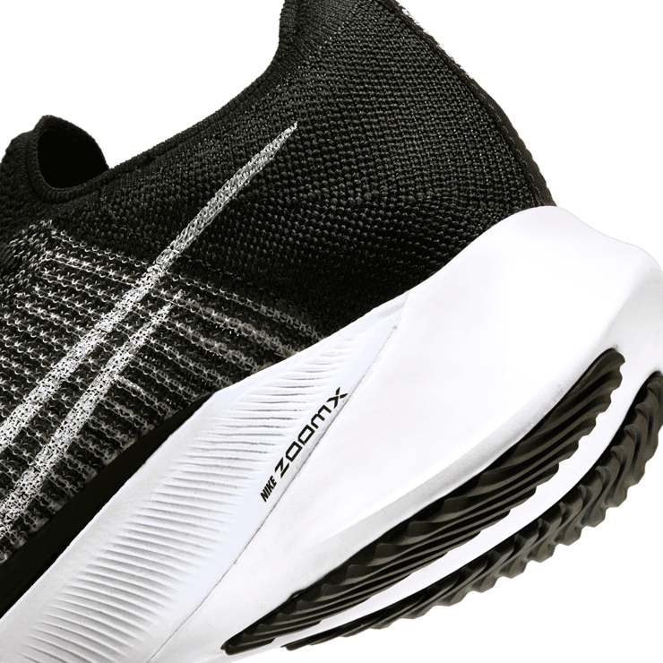 Nike Air Zoom Tempo Next% Flyknit Black White Angle 5