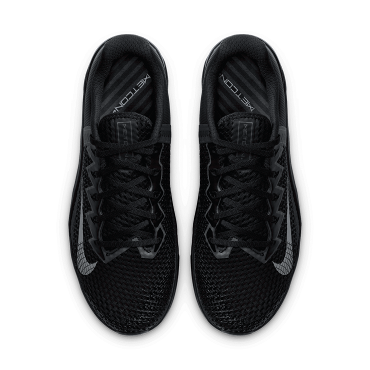 Nike Metcon 6 Black Metallic Silver Angle 1