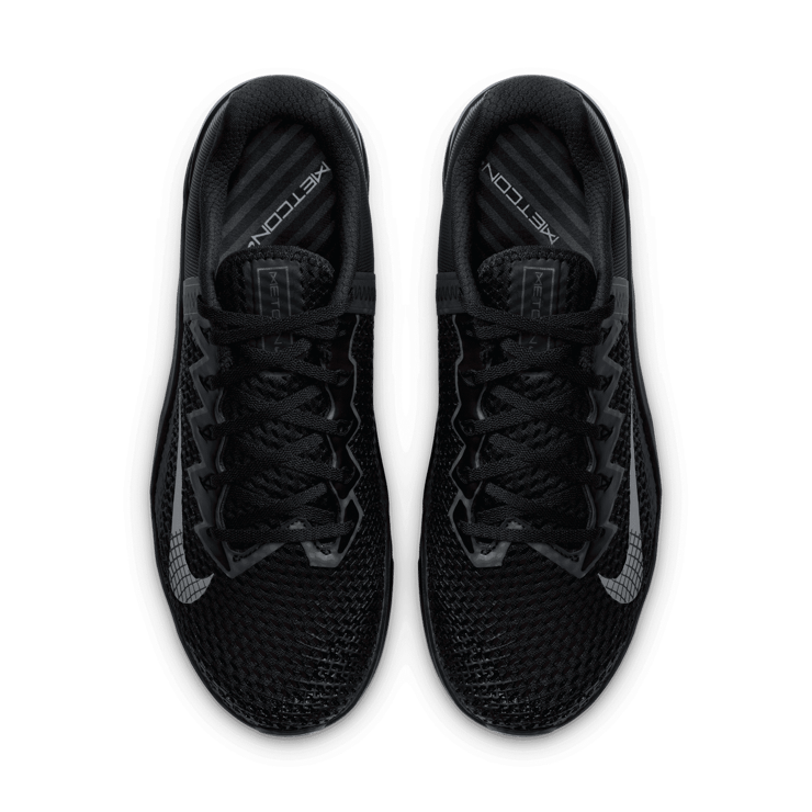 Nike Metcon 6 Black Metallic Silver Angle 1