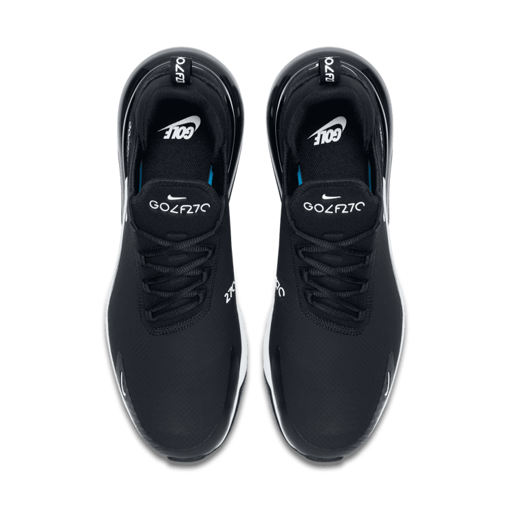Nike Air Max 270 Golf Black White Angle 1