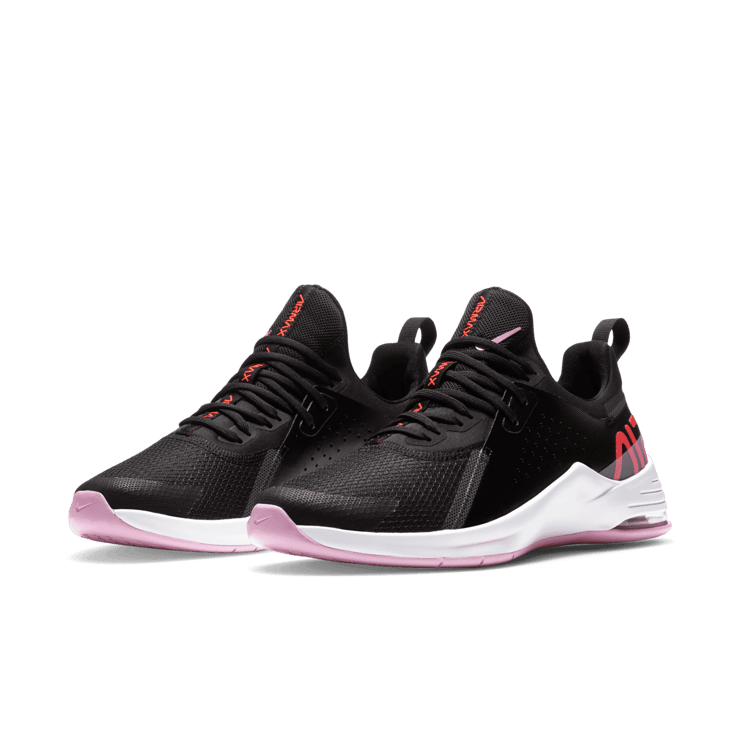 Nike Air Max Bella TR 3 Black White Pink (W) Angle 2