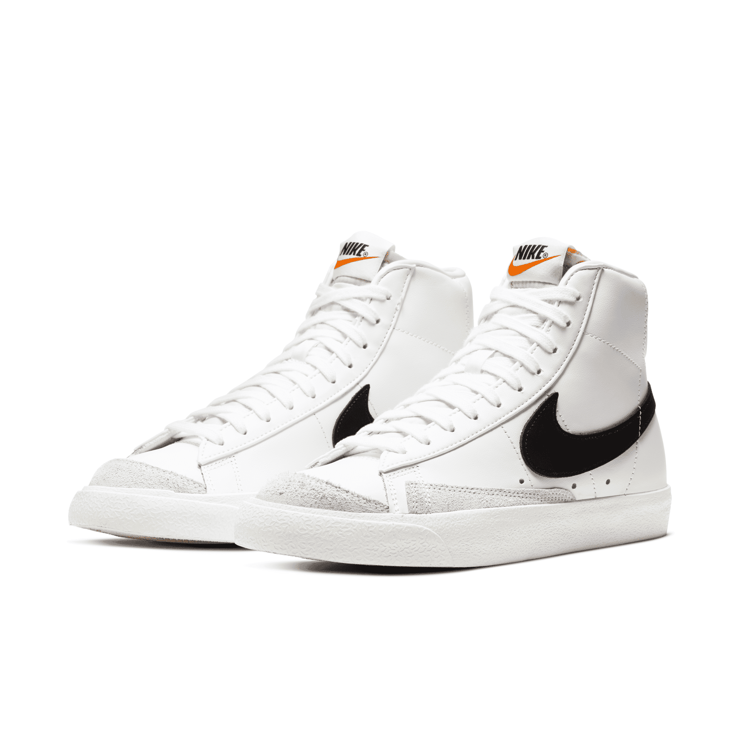 Nike Blazer Mid 77 White Black (W) Angle 4