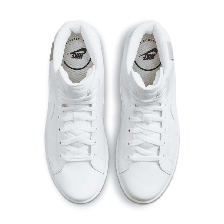 Nike Court Royale 2 Mid Triple White (W) Angle 2