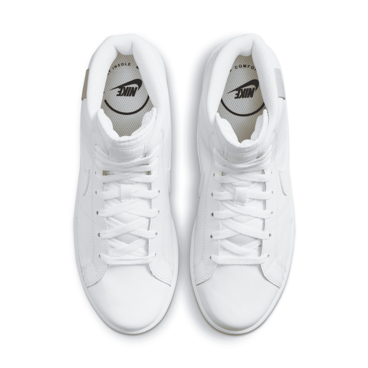 Nike Court Royale 2 Mid Triple White (W) Angle 2