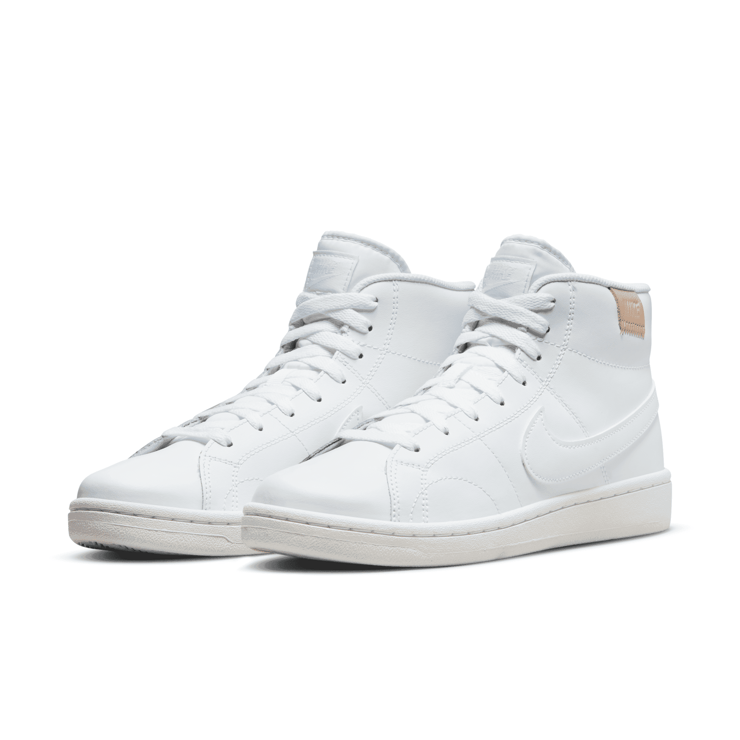 Nike Court Royale 2 Mid Triple White (W) Angle 3