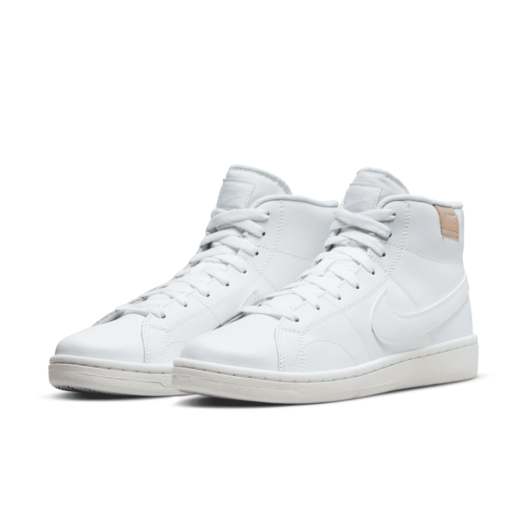 Nike Court Royale 2 Mid Triple White (W) Angle 3