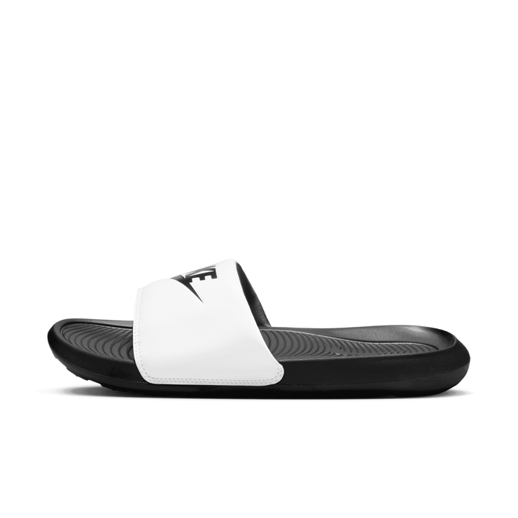 Nike Victori One Slide White Black Angle 0