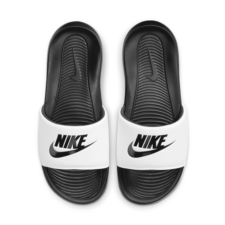Nike Victori One Slide White Black Angle 1