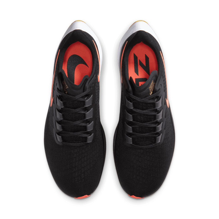 Nike Air Zoom Pegasus 37 Black Bright Mango Angle 1
