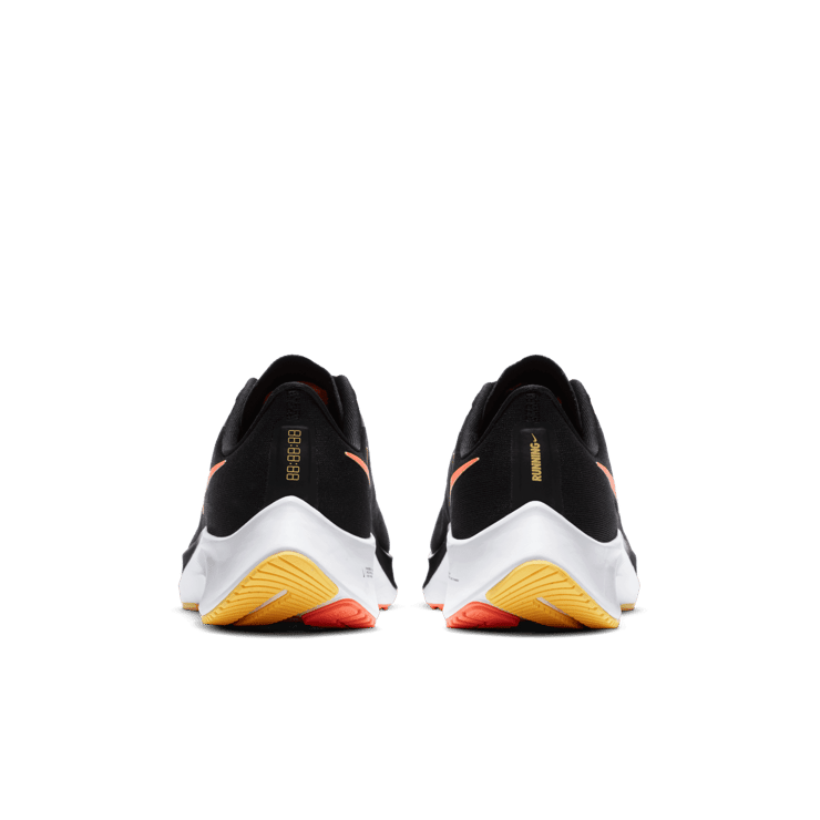 Nike Air Zoom Pegasus 37 Black Bright Mango Angle 3
