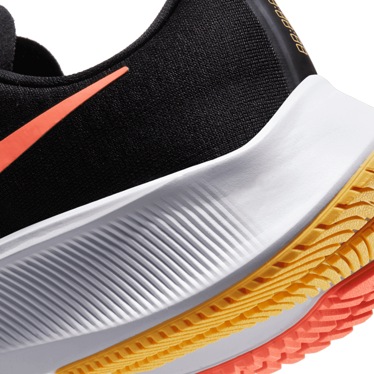 Nike Air Zoom Pegasus 37 Black Bright Mango Angle 5