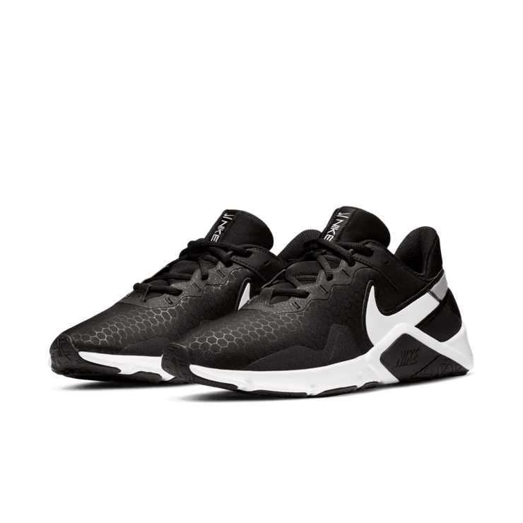 Nike Legend Essential 2 Black White Angle 2