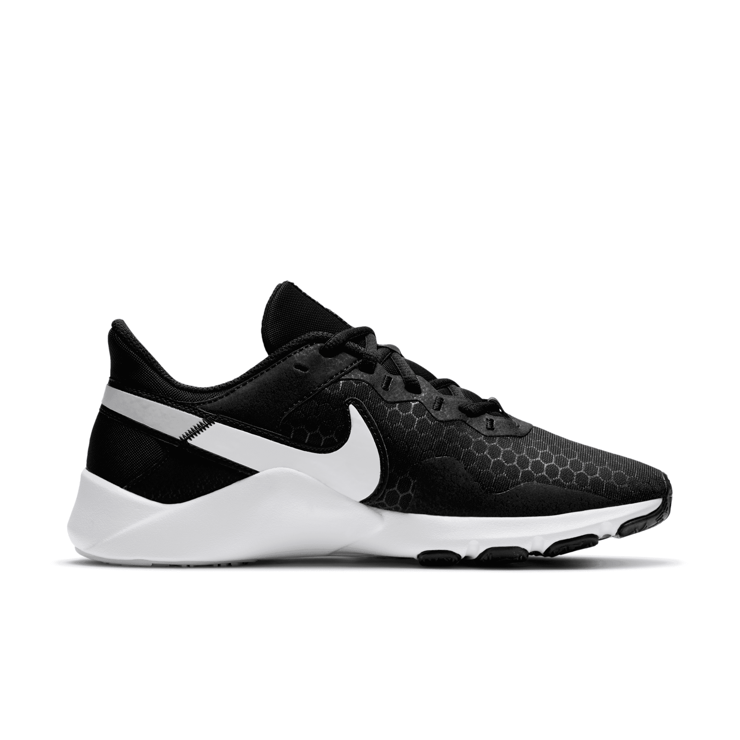 Nike Legend Essential 2 Black White (W) Angle 1