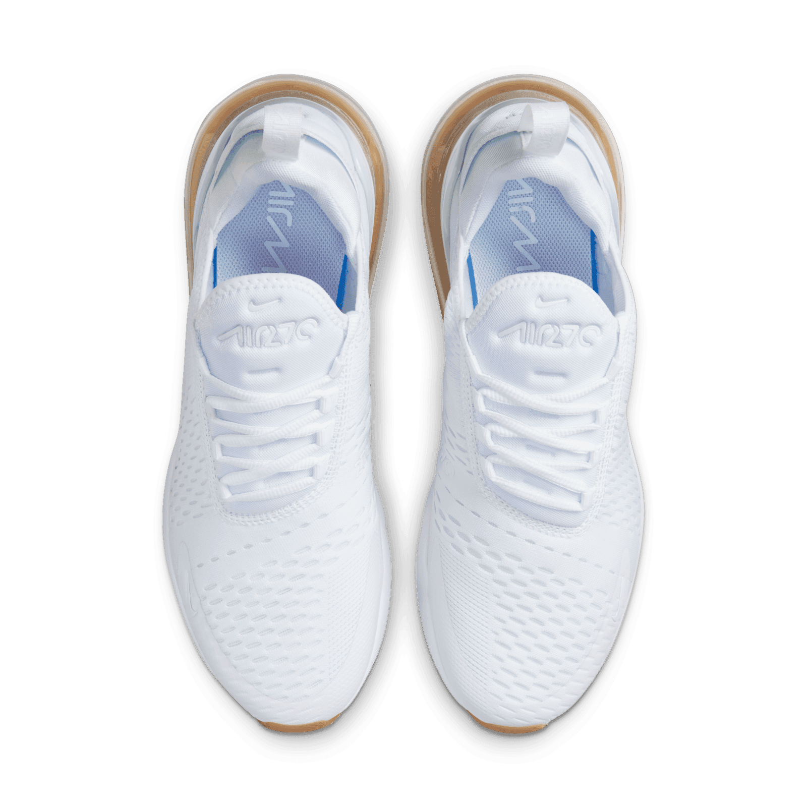 nike air max 270 white gum sole