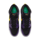 Nike Dunk High EMB Lakers Angle 1