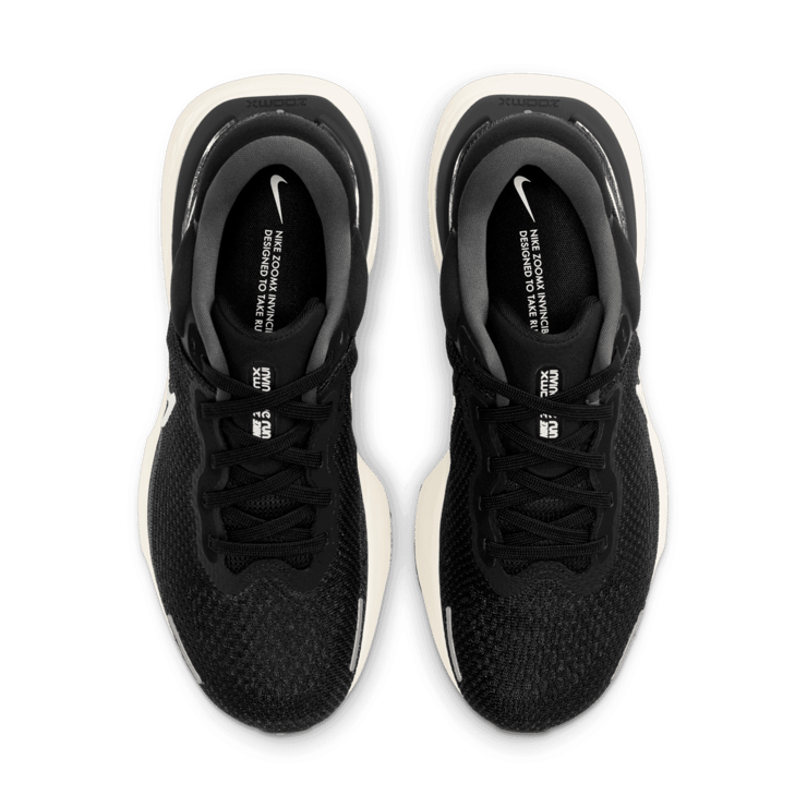 Nike ZoomX Invincible Run Flyknit Black White Angle 1