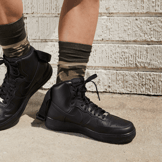 Nike Air Force 1 High 07 Triple Black Angle 0
