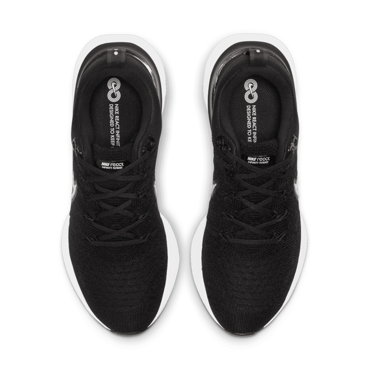 Nike React Infinity Run Flyknit 2 Black (W) Angle 1
