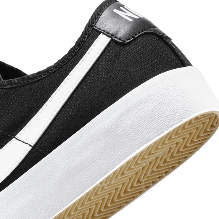 Nike SB Blazer Court Black White Angle 5