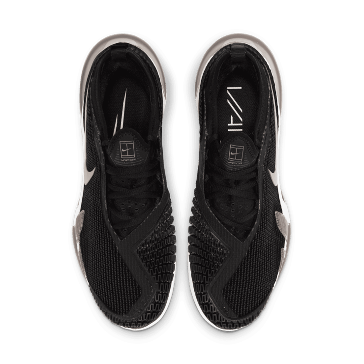 Nike Court React Vapor NXT Black Metallic Red Bronze (W) Angle 1