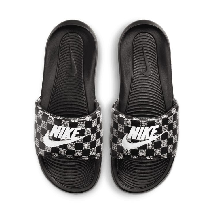 Nike Victori One Slide Just Do It Checkerboard Angle 1