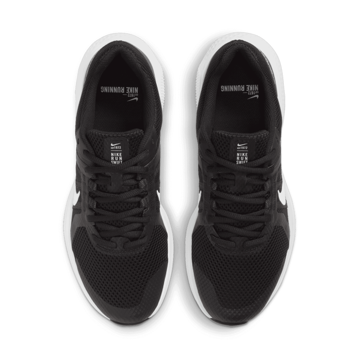 Nike Run Swift 2 Black White Angle 1