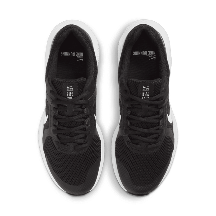 Nike Run Swift 2 Black White Angle 1