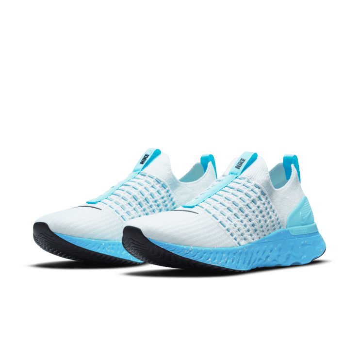 Nike React Phantom Run Flyknit White Glacier Blue DD9662-100