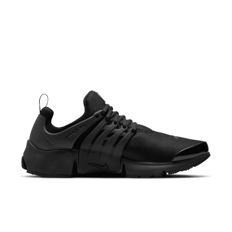 Nike Air Presto Triple Black Shiny Toe Angle 1