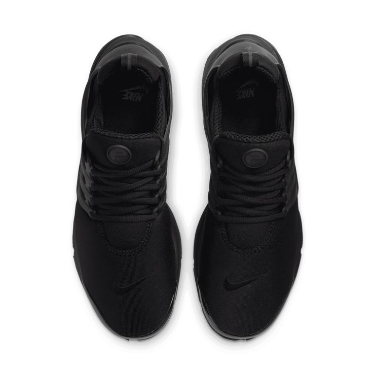 Nike Air Presto Triple Black Shiny Toe Angle 2