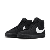 Nike SB Zoom Blazer Mid Black White Angle 2