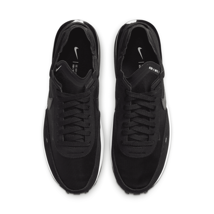 Nike Waffle One Black White Angle 2
