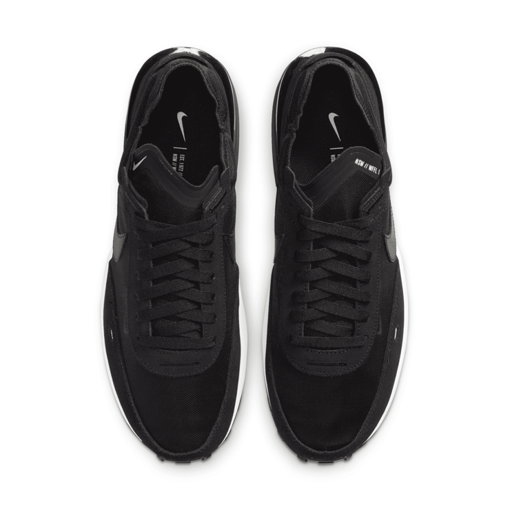 Nike Waffle One Black White Angle 2