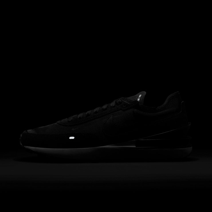 Nike Waffle One Black White Angle 4
