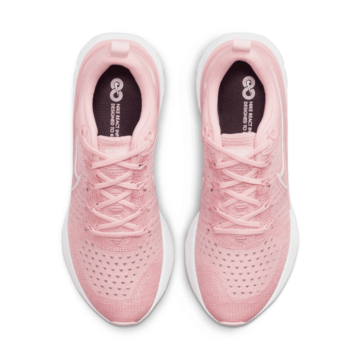 Nike React Infinity Run Flyknit 2 Pink Glaze (W) Angle 1