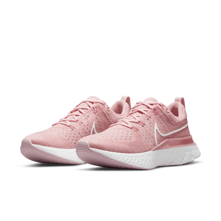 Nike React Infinity Run Flyknit 2 Pink Glaze (W) Angle 2