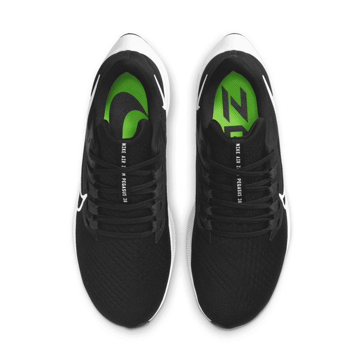 Nike Air Zoom Pegasus 38 Black White Angle 1