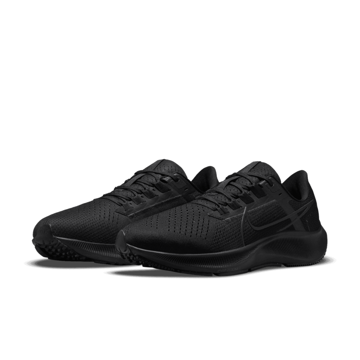 Nike Air Zoom Pegasus 38 Triple Black Angle 2