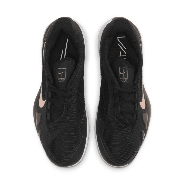 Nike Court Air Zoom Vapor Pro Black Metallic Gold (W) Angle 1