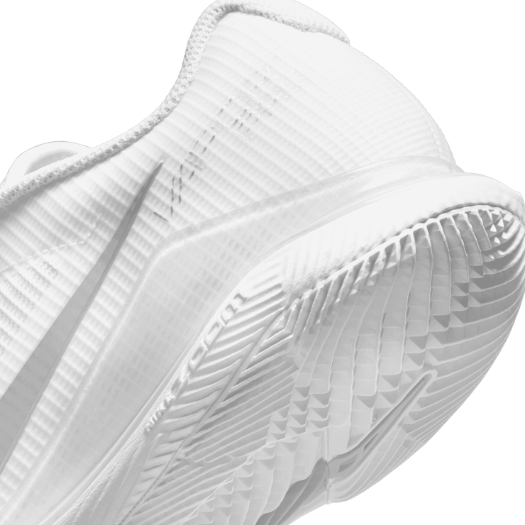 Nike Court Air Zoom Vapor Pro White Silver (W) Angle 5