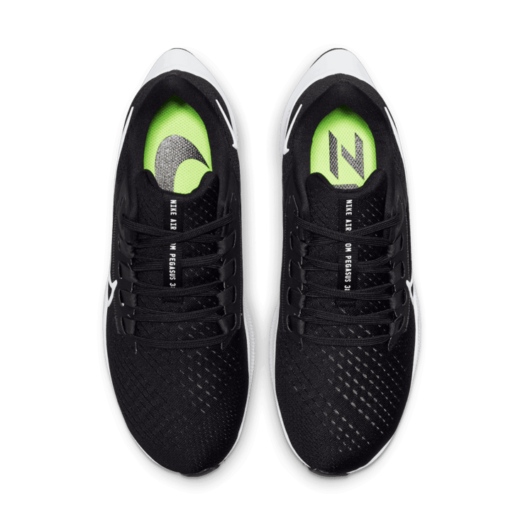 Nike Air Zoom Pegasus 38 Black White (W) Angle 1