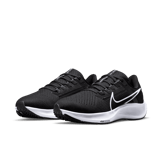 Nike Air Zoom Pegasus 38 Black White (W) Angle 2