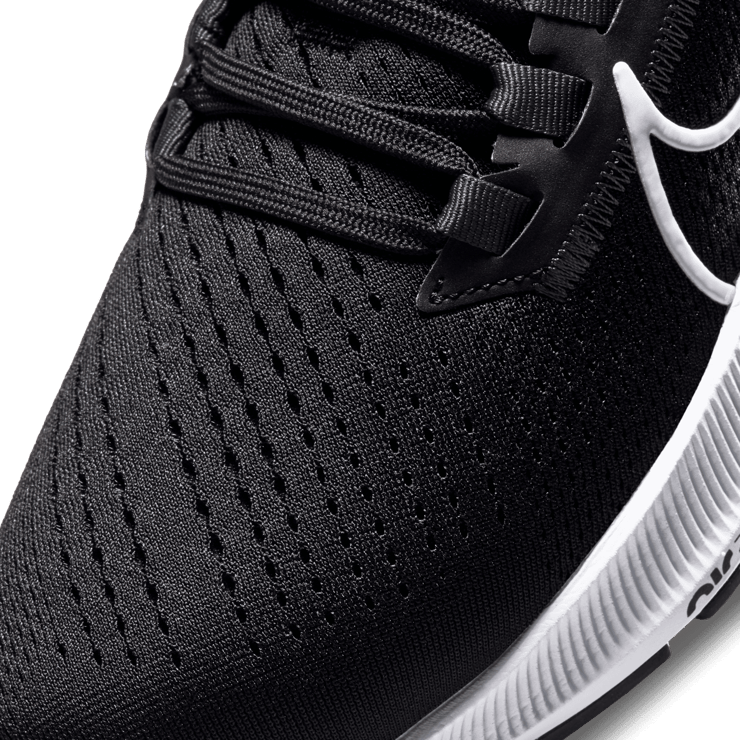 Nike Air Zoom Pegasus 38 Black White (W) Angle 4